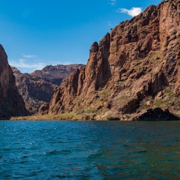 Rafting down the Colorado River